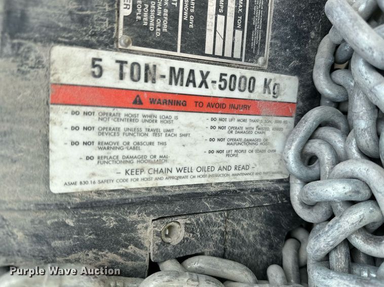 image for item ID9385 (3) Hoists