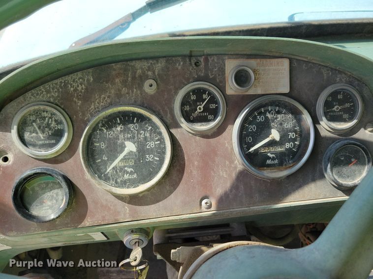 image for item IQ9942 1966 Mack  water truck