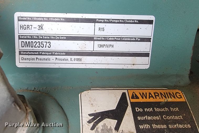 image for item JW9619 (3) air compressors