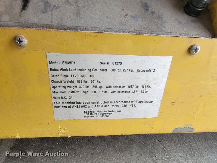 image for item JW9620 (2) vertical lifts