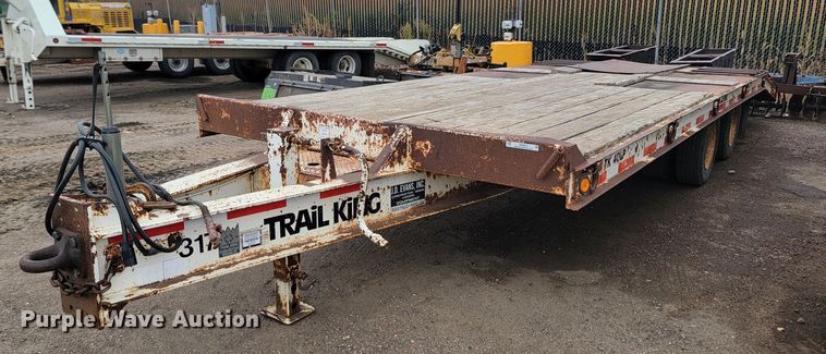 image for item JW9625 2001 Trail King TK 40LP  equipment trailer