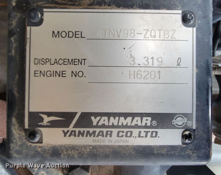 image for item JW9628 2012 Takeuchi TB180 FR EX5  mini excavator