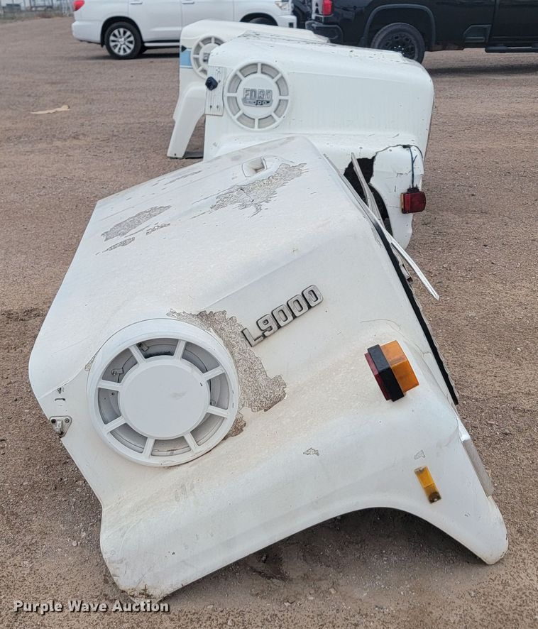 image for item JW9639 (3) Ford semi truck hoods