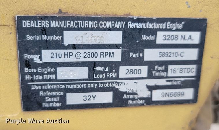 image for item JW9640 Caterpillar 3208  engine