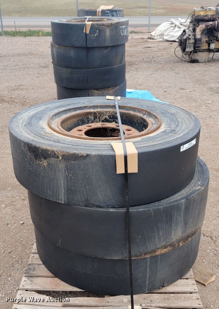 image for item JW9643 (11) C11 9.00-20 tires and wheels