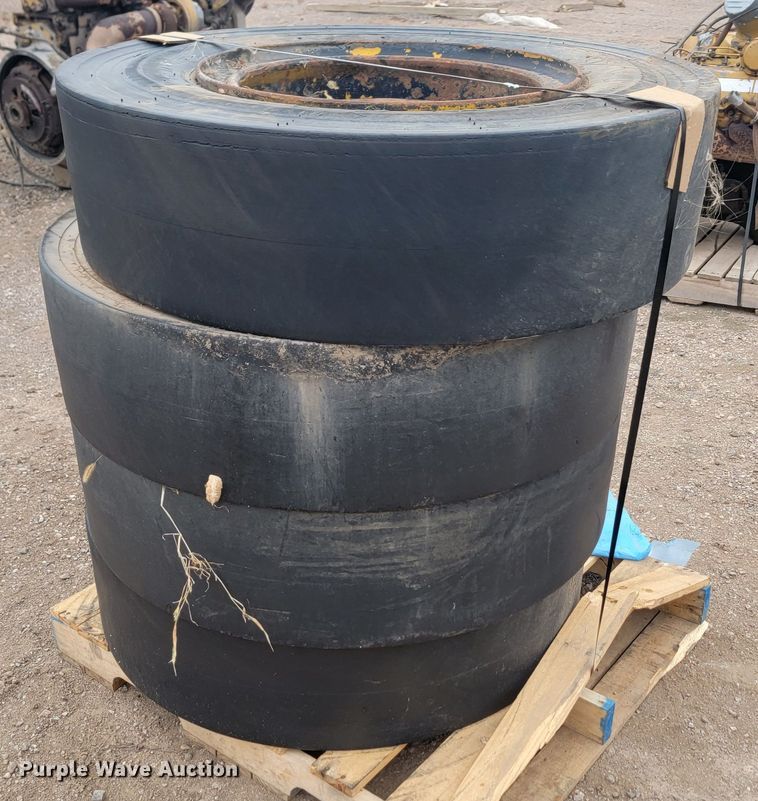 image for item JW9643 (11) C11 9.00-20 tires and wheels