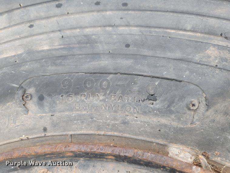 image for item JW9643 (11) C11 9.00-20 tires and wheels