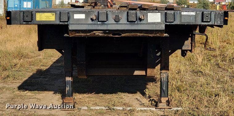 image for item JW9648 2014 Dorsey  drop deck equipment trailer