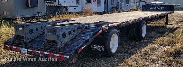 image for item JW9648 2014 Dorsey  drop deck equipment trailer