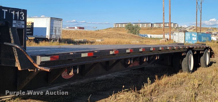 image for item JW9648 2014 Dorsey  drop deck equipment trailer