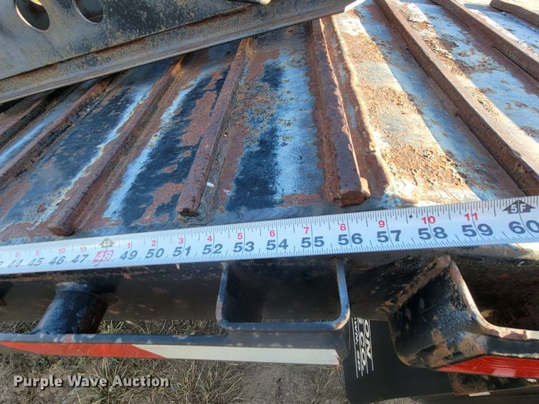 image for item JW9648 2014 Dorsey  drop deck equipment trailer