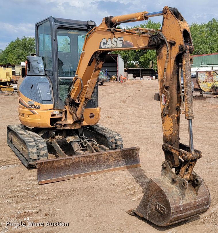 image for item JW9660 2012 Case CX36B ZTS  mini excavator
