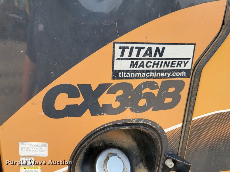image for item JW9660 2012 Case CX36B ZTS  mini excavator