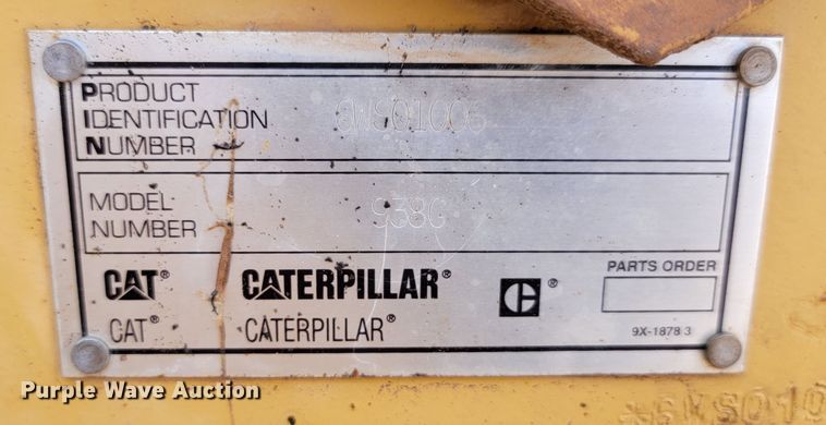 image for item JW9663 1998 Caterpillar 938G  wheel loader