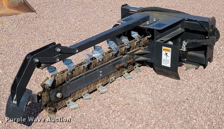 image for item JW9677 2023 Wolverine TCR-12-48H  skid steer trencher