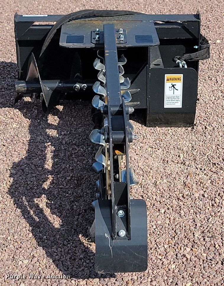 image for item JW9677 2023 Wolverine TCR-12-48H  skid steer trencher