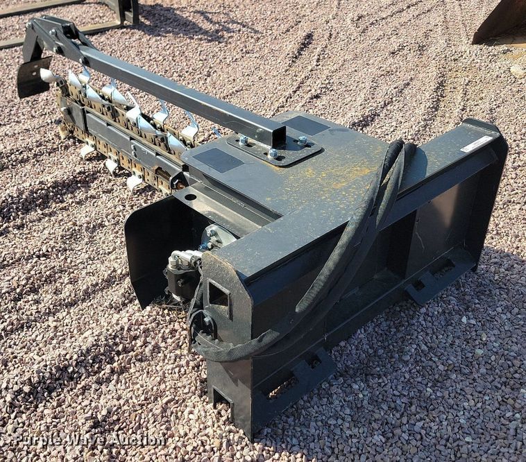 image for item JW9677 2023 Wolverine TCR-12-48H  skid steer trencher