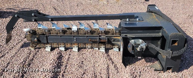 image for item JW9677 2023 Wolverine TCR-12-48H  skid steer trencher