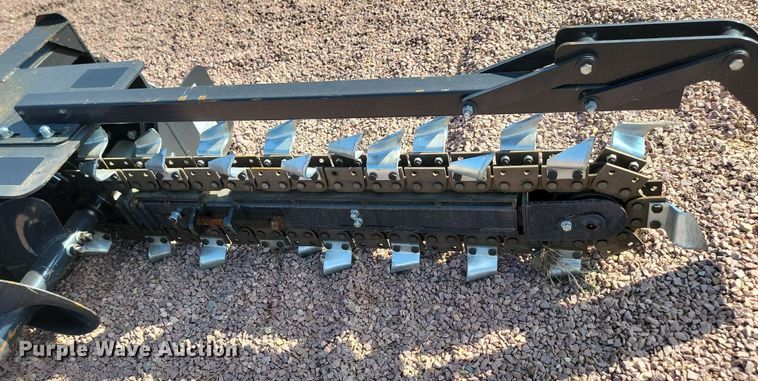 image for item JW9677 2023 Wolverine TCR-12-48H  skid steer trencher