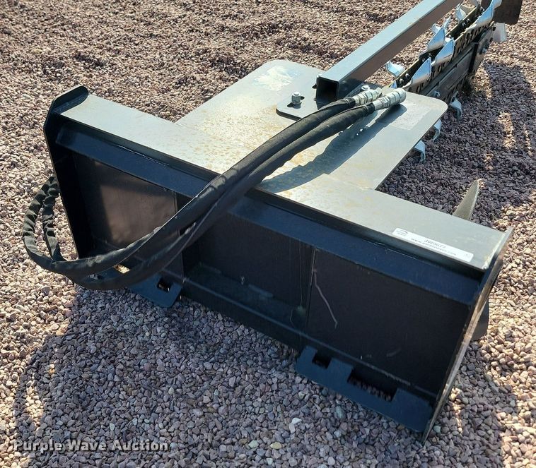 image for item JW9677 2023 Wolverine TCR-12-48H  skid steer trencher