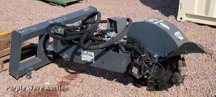 image for item JW9686 Handy Attachments HSSG24X  skid steer stump grinder