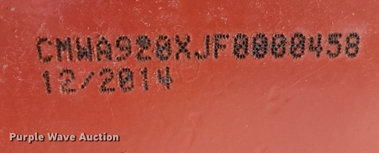 image for item JW9691 2015 Ditch Witch A920  backhoe