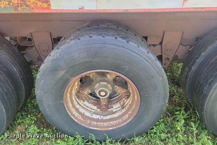 image for item KS9138 1970 Gardener  end dump pup trailer