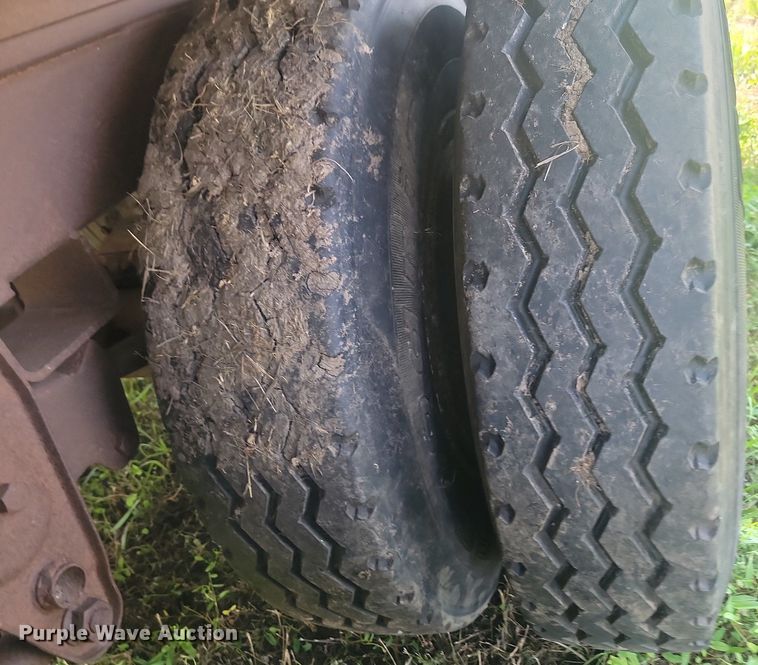 image for item KS9138 1970 Gardener  end dump pup trailer