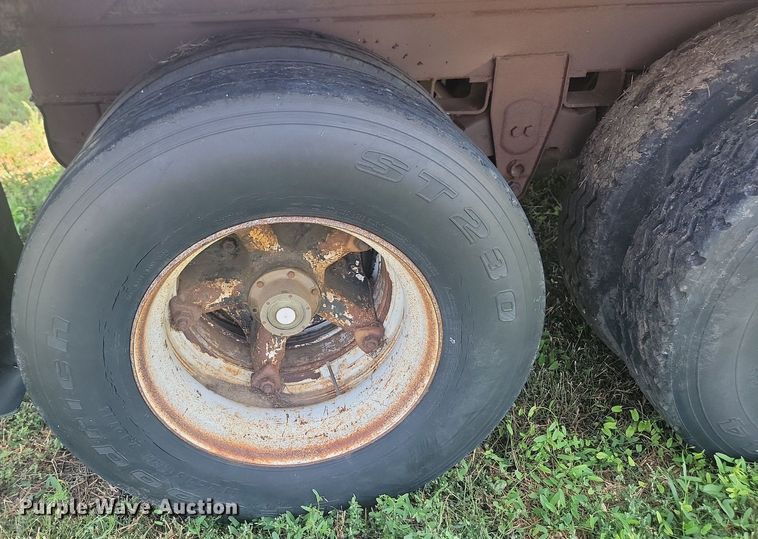 image for item KS9138 1970 Gardener  end dump pup trailer