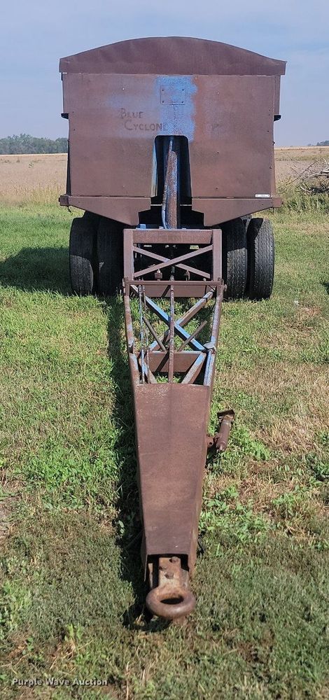 image for item KS9139 1993 Shop built  end dump pup trailer