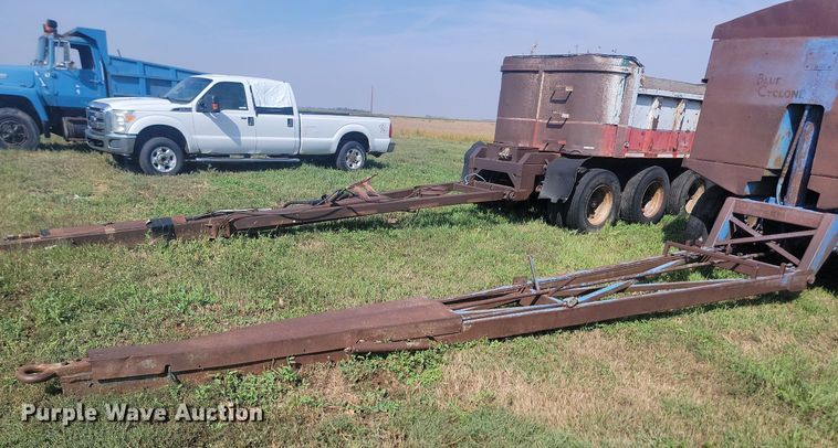 image for item KS9139 1993 Shop built  end dump pup trailer