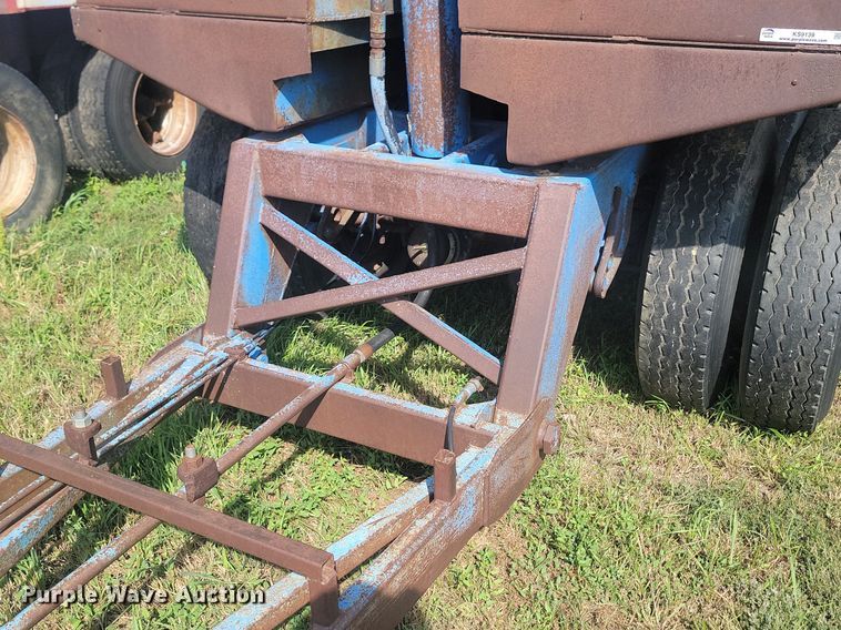 image for item KS9139 1993 Shop built  end dump pup trailer