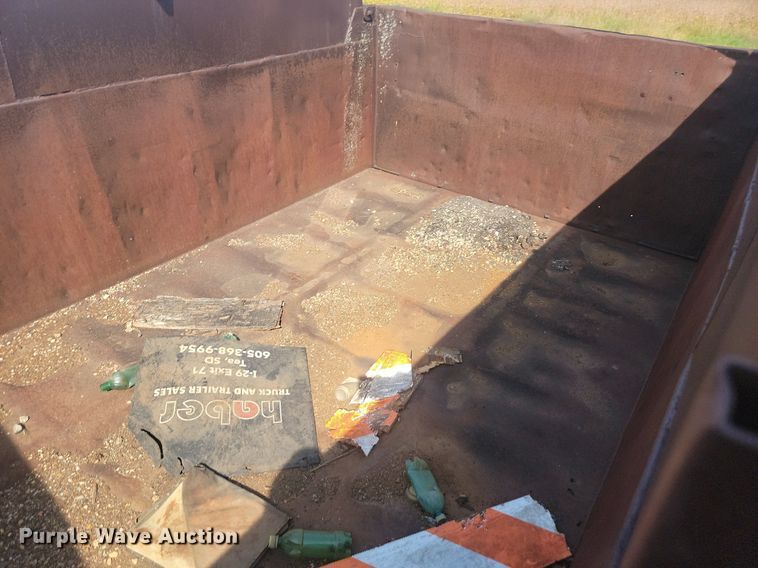 image for item KS9139 1993 Shop built  end dump pup trailer