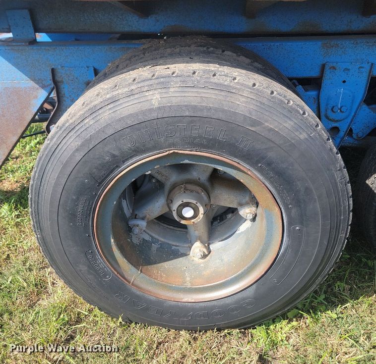 image for item KS9139 1993 Shop built  end dump pup trailer