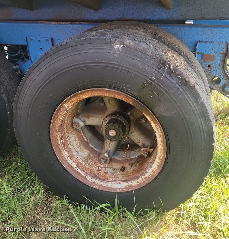 image for item KS9139 1993 Shop built  end dump pup trailer