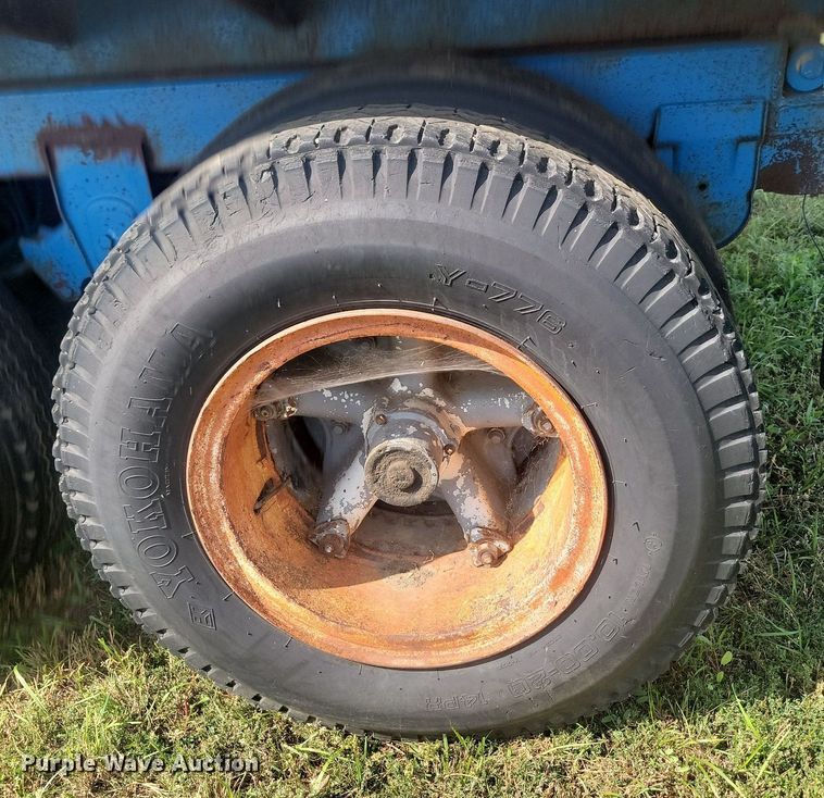 image for item KS9139 1993 Shop built  end dump pup trailer