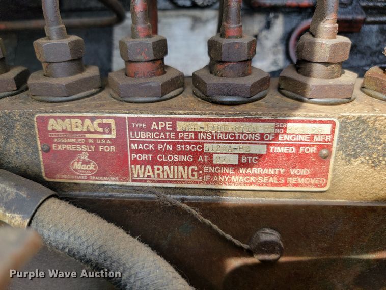 image for item KS9157 1980 Mack  dump truck