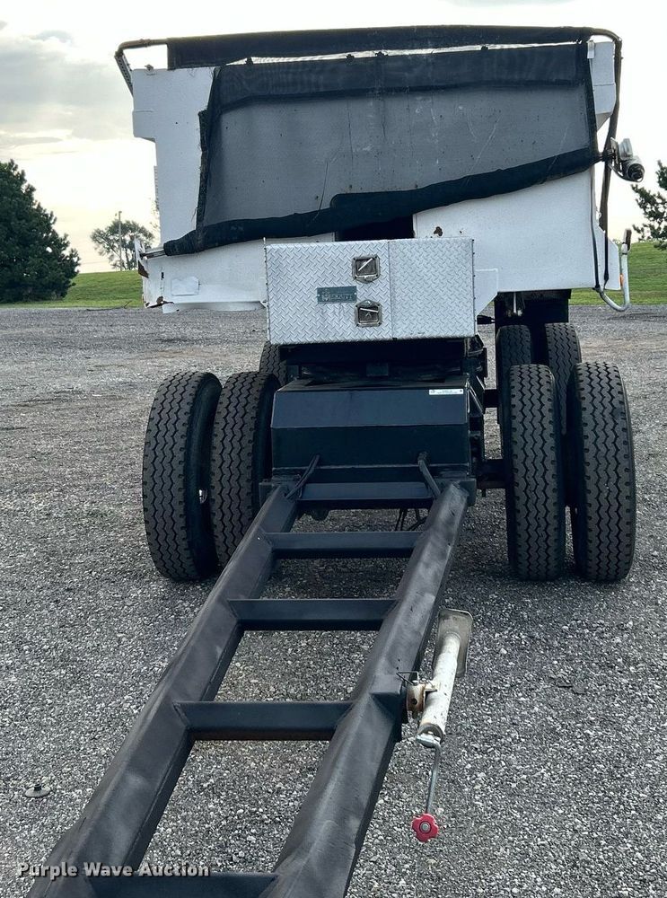image for item KW9133 1998 Industrial Welding & Supply  end dump pup trailer