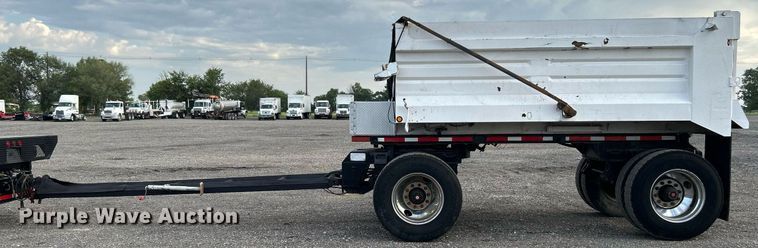 image for item KW9133 1998 Industrial Welding & Supply  end dump pup trailer
