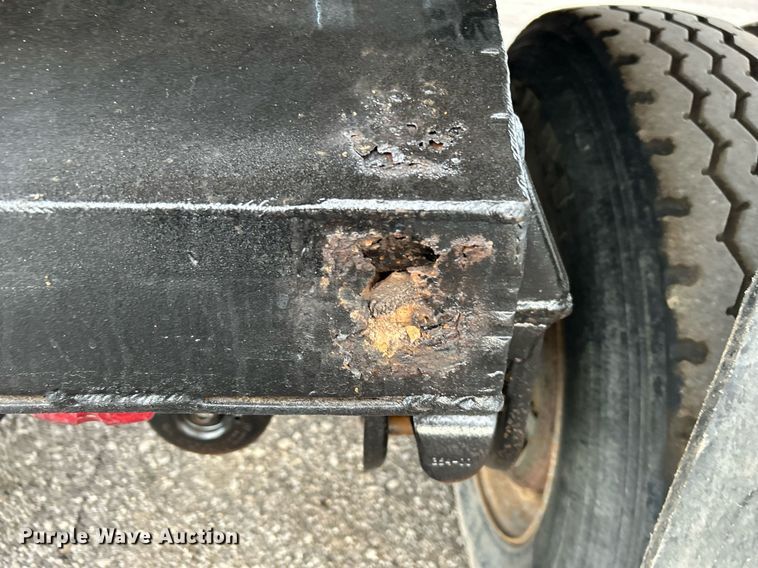 image for item KW9133 1998 Industrial Welding & Supply  end dump pup trailer