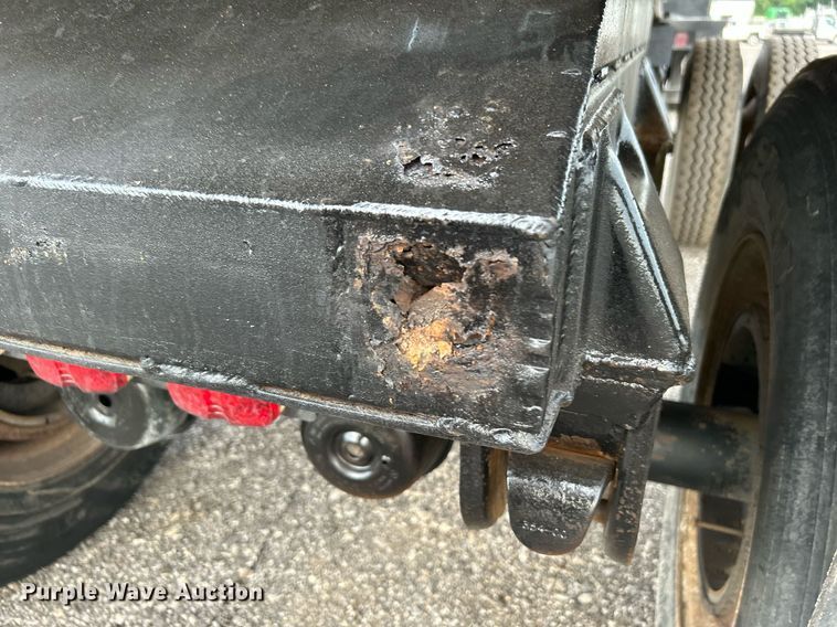 image for item KW9133 1998 Industrial Welding & Supply  end dump pup trailer