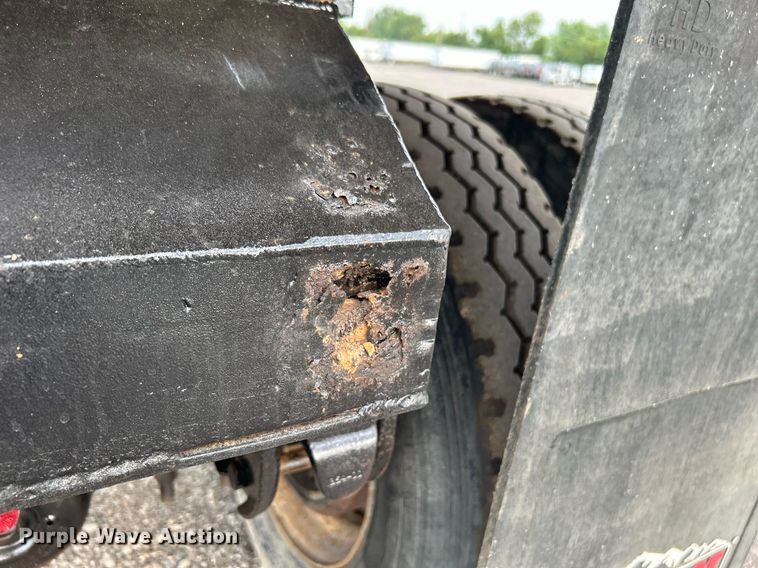 image for item KW9133 1998 Industrial Welding & Supply  end dump pup trailer