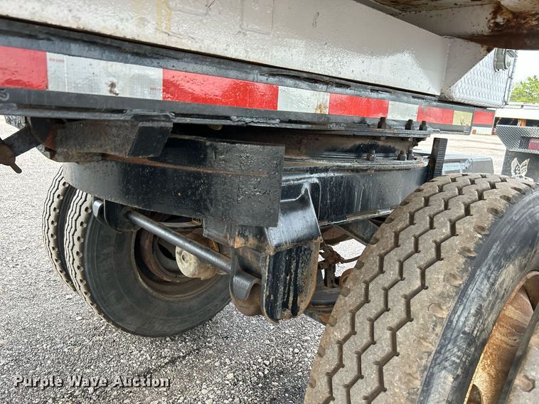 image for item KW9133 1998 Industrial Welding & Supply  end dump pup trailer