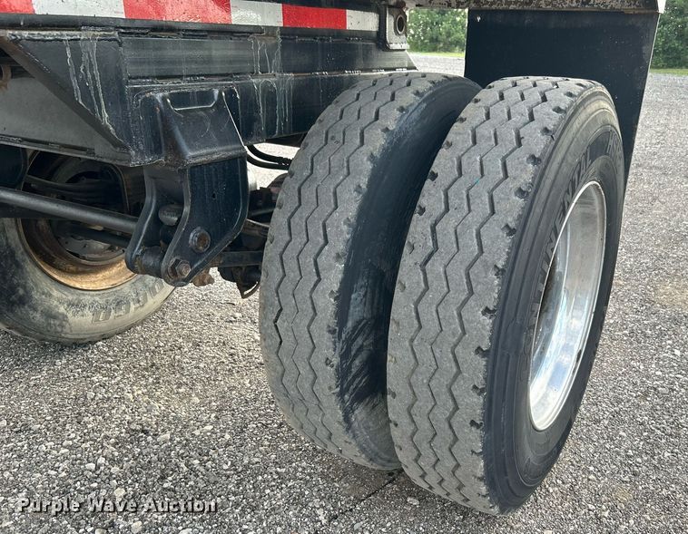 image for item KW9133 1998 Industrial Welding & Supply  end dump pup trailer