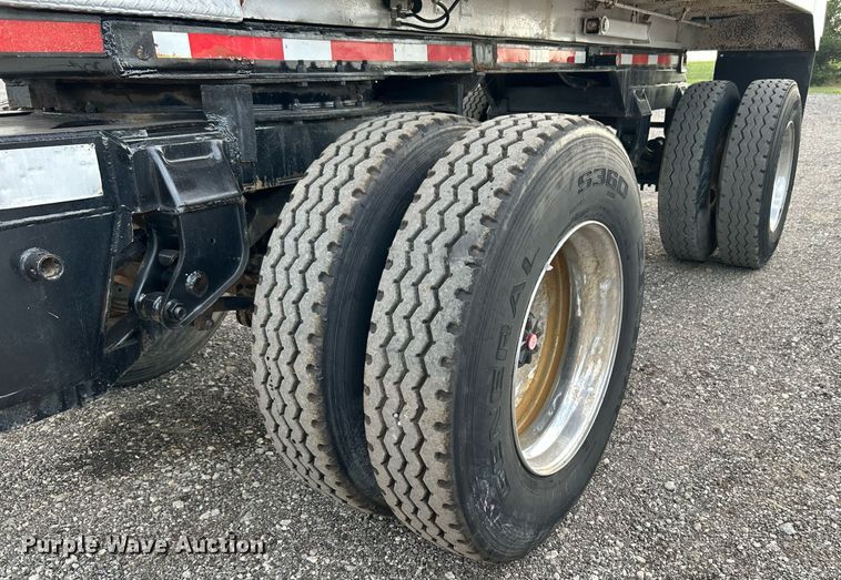 image for item KW9133 1998 Industrial Welding & Supply  end dump pup trailer