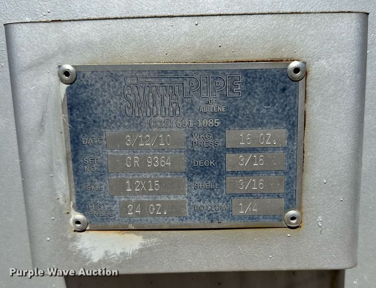 image for item KX9749 Smith Pipe  fuel tank