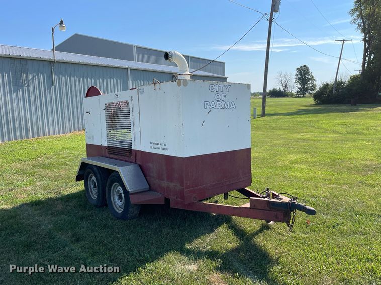 image for item LJ9786 1984 O'Brien SKJ-4A sewer jetter trailer 