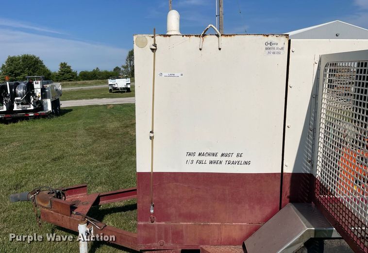 image for item LJ9786 1984 O'Brien SKJ-4A sewer jetter trailer 