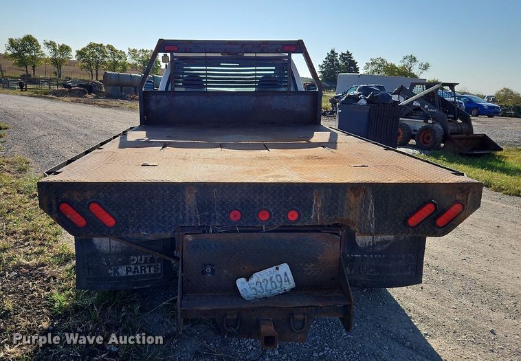 image for item LM9153 2003 Ford F450 Super Duty  dump flatbed truck