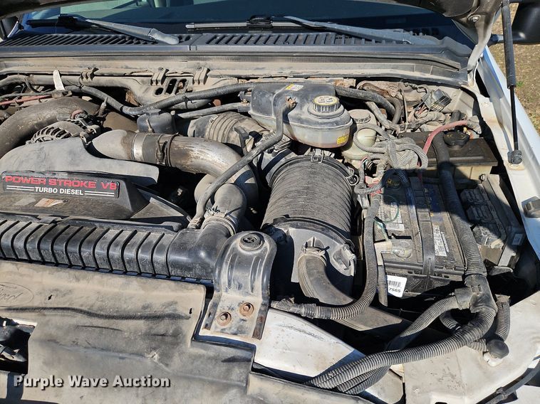 image for item LM9153 2003 Ford F450 Super Duty  dump flatbed truck